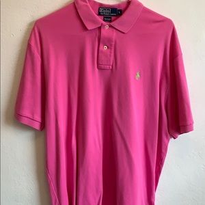 Men’s Polo by Ralph Lauren Polo Shirt Pink Sz L